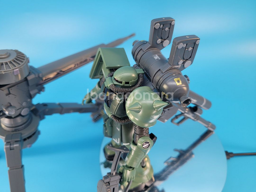 HG 썬더볼트 자쿠2 빅건 가조립 건담 반다이 건프라--1