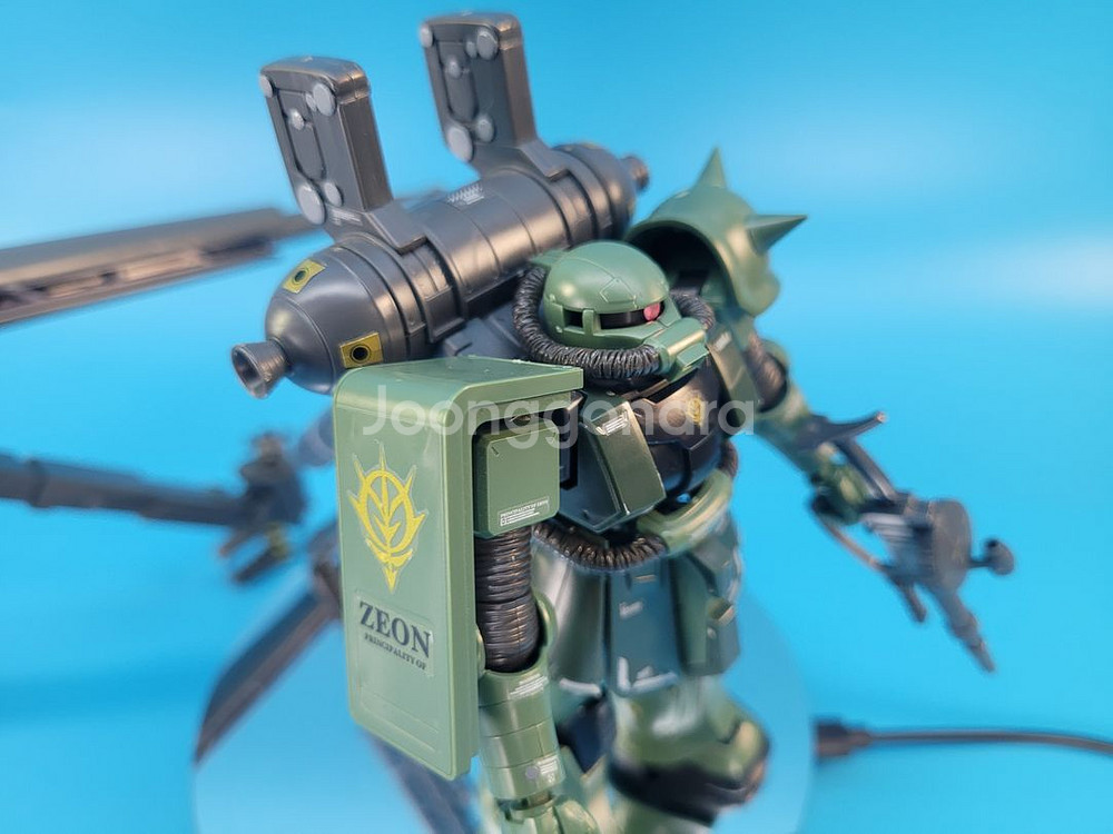 HG 썬더볼트 자쿠2 빅건 가조립 건담 반다이 건프라--5