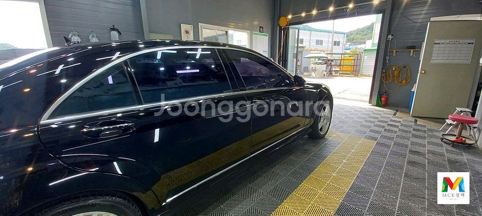 벤츠 S550 막광택플러스+유리막코팅--1