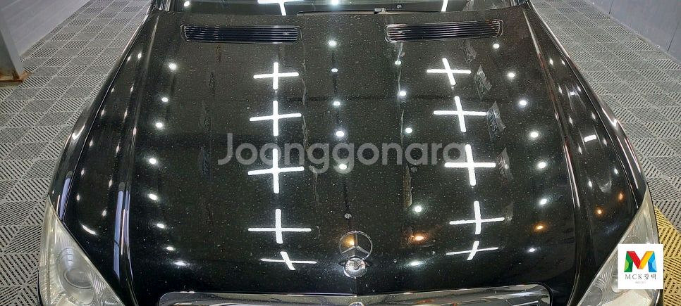 벤츠 S550 막광택플러스+유리막코팅--8