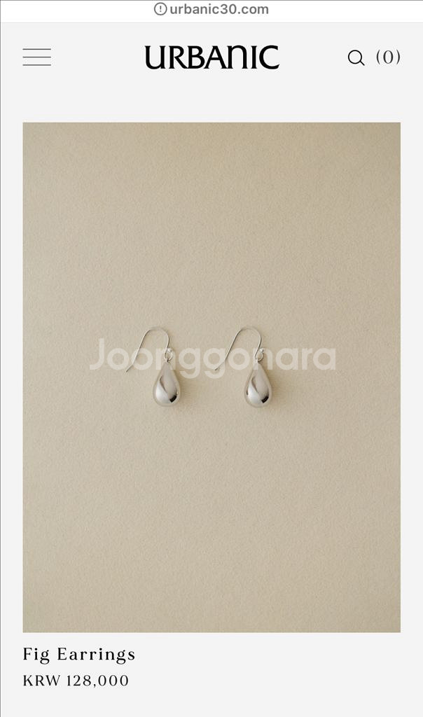 urbanic30 귀걸이 Fig Earrings--0