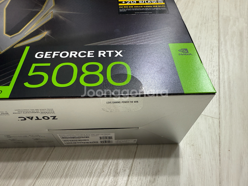 zotac rtx 5080 amp ultra 팝니다--1