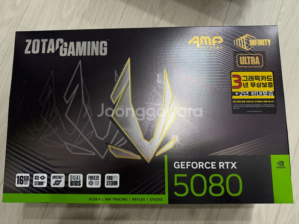 zotac rtx 5080 amp ultra 팝니다--0