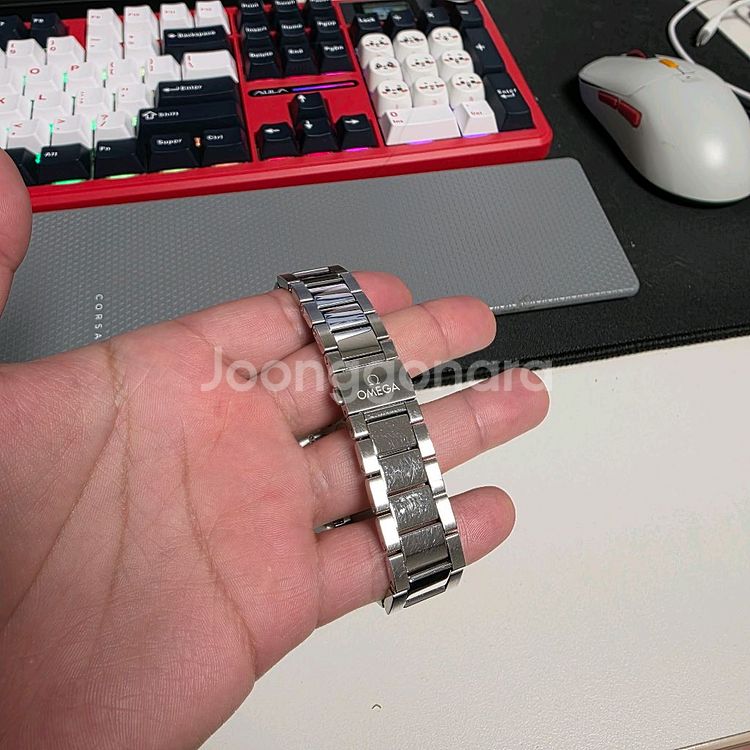 판/교 오메가 씨마스터 아쿠아 테라 그린 녹판--2