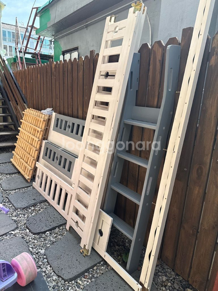 (나눔,부산) 벙커배드, 2층침대, 어린이침대 프레임--3