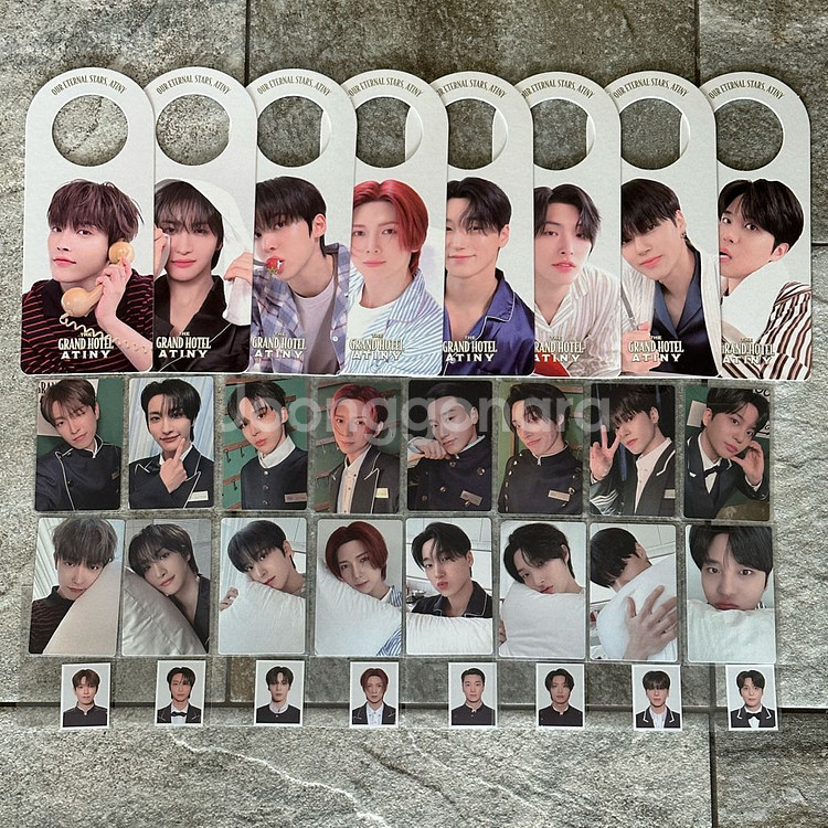 에이티즈 에이티니 6기 멤버쉽 키트 분철 산 성화 홍중--0