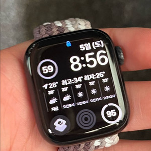 애플워치 7 41mm 미드나이트 watch os 26