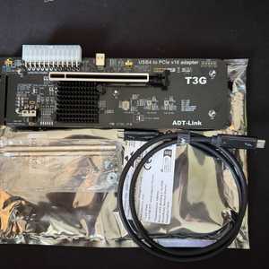 ADT-Link UT3G 썬더볼트4용 eGPU 독