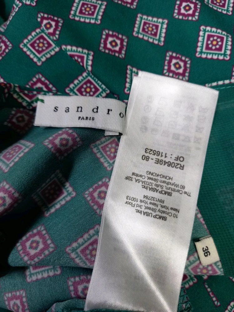 산드로 SANDRO 춘하 맥시 롱 원피스 44.55 이미지