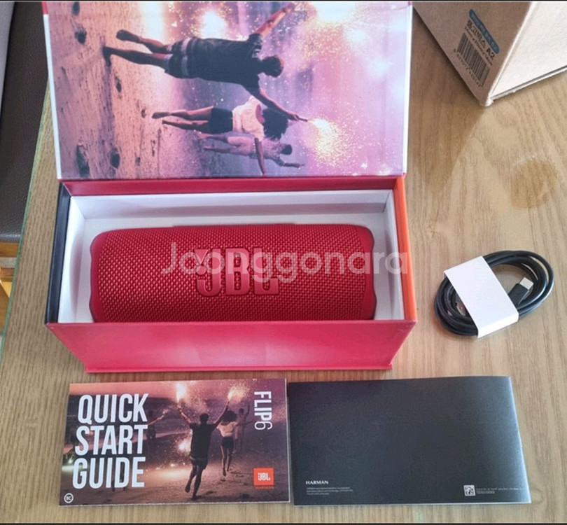 JBL 플립6 블루투스 스피커 레드--0