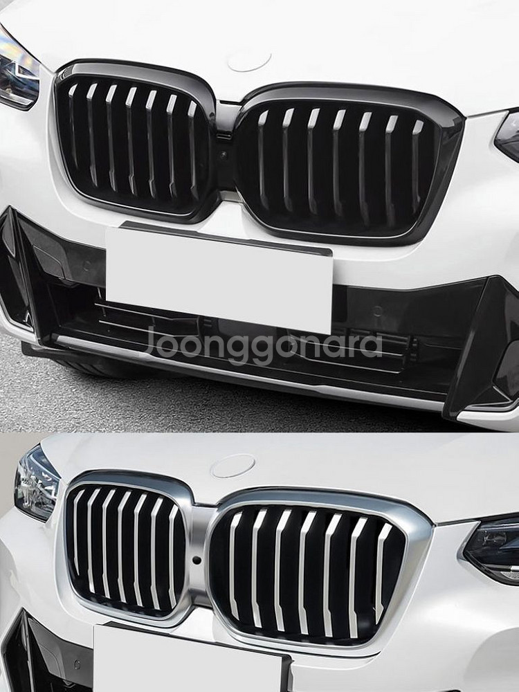 BMW IX3 G08 블랙 키드니 그릴 X3M F97--3