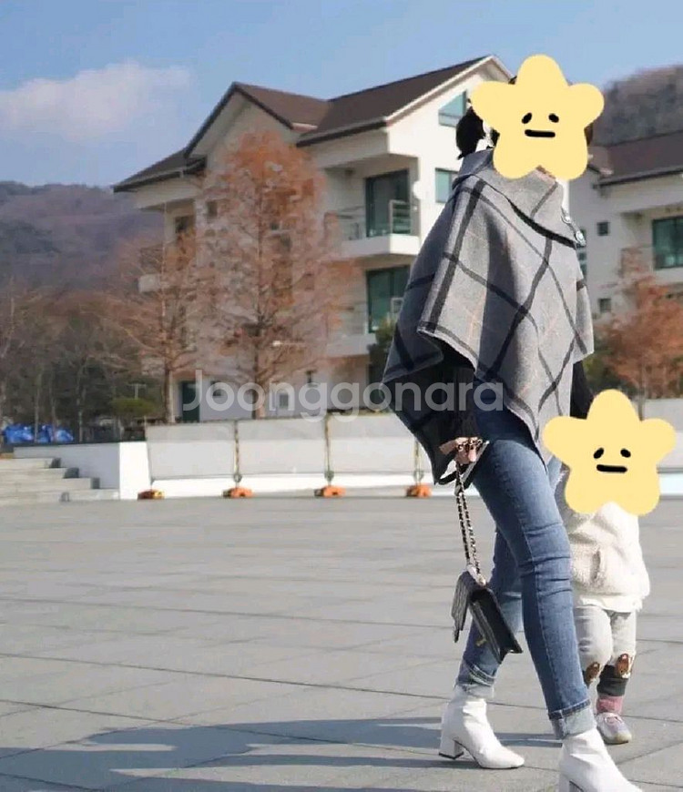 비비안루시 울케이프 그레이 포장째 새옷 (택포)--1