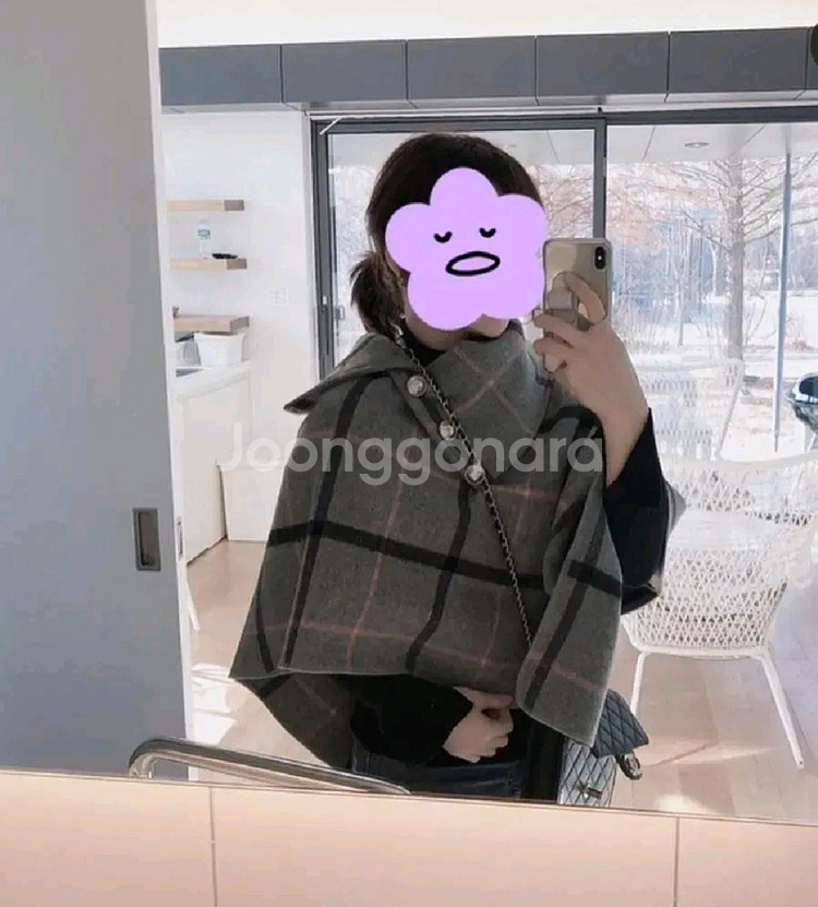 비비안루시 울케이프 그레이 포장째 새옷 (택포)--0