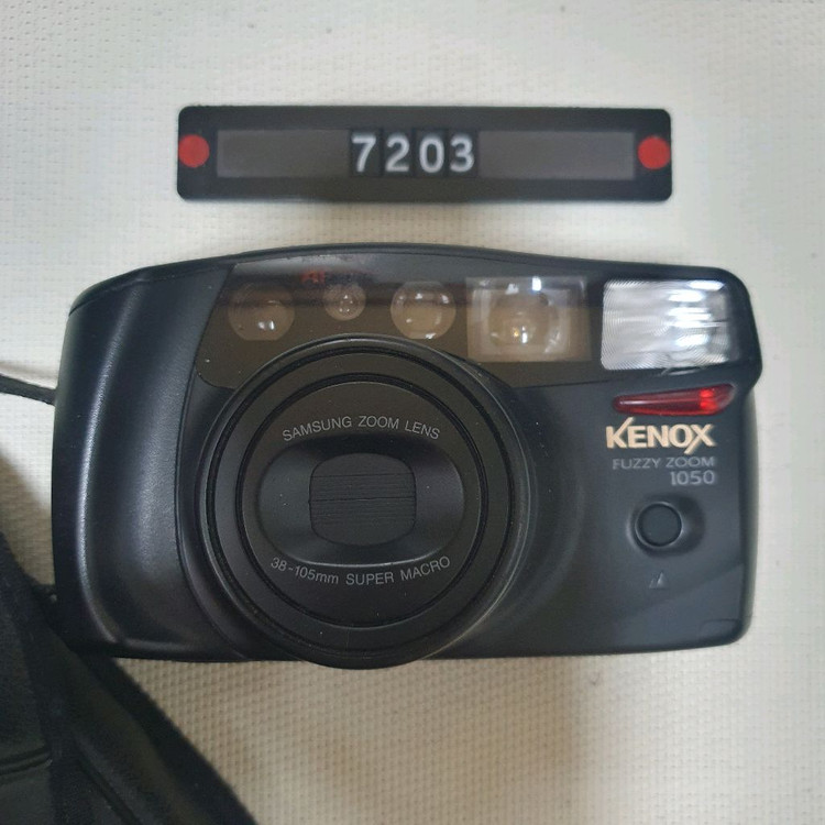 삼성캐녹스 퍼지줌 1050 필름카메라 파우치포함--0