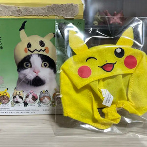 포켓몬스터 피카츄 고양이 반려동물 모자