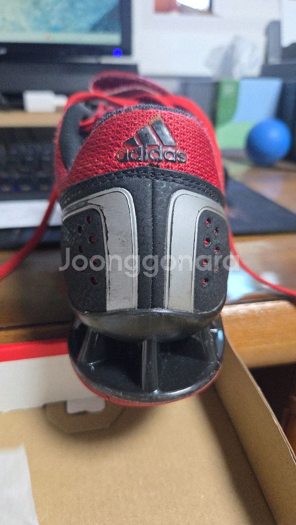 아디다스 아디파워1 블랙 레드 역도화 240--1