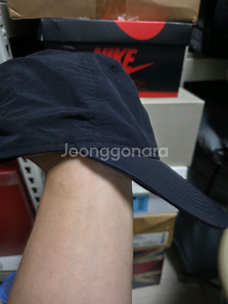 뉴에라 정품 초스몰 로고 블랙 희귀 아이템 프리사이즈--4