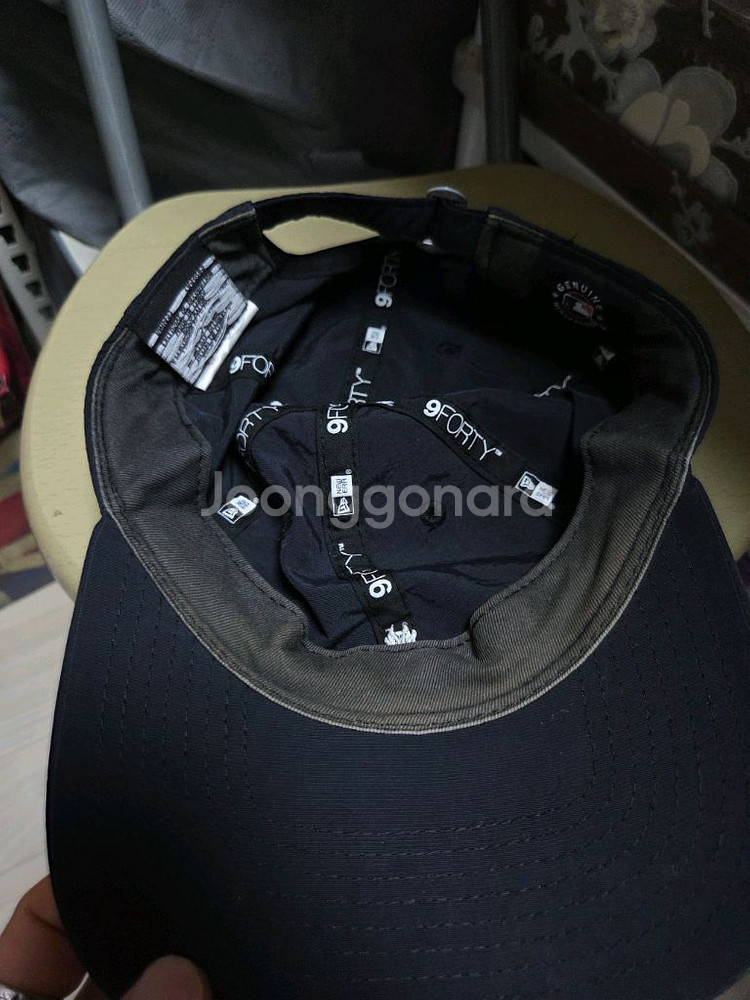 뉴에라 정품 초스몰 로고 블랙 희귀 아이템 프리사이즈--6