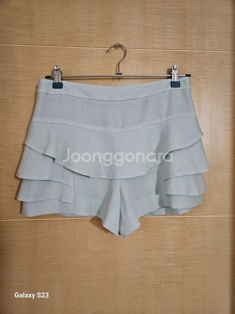 새상품) QUA 레이어드 치마 반바지 55--0