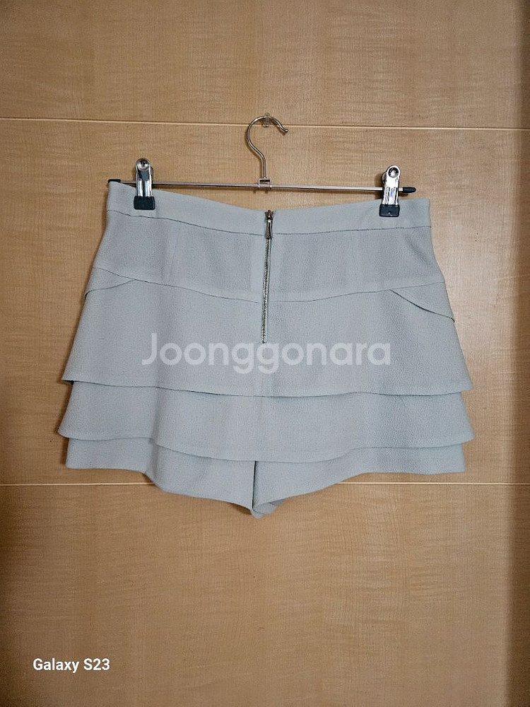 새상품) QUA 레이어드 치마 반바지 55--1