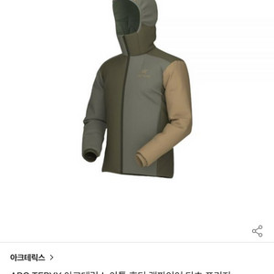 아크테릭스 아톰 후디 램파이어 타츠 포리지 자켓 L사이