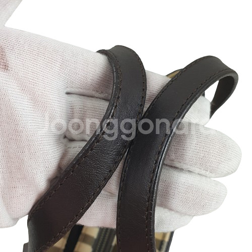 버버리 노바체크 미니토트백--4