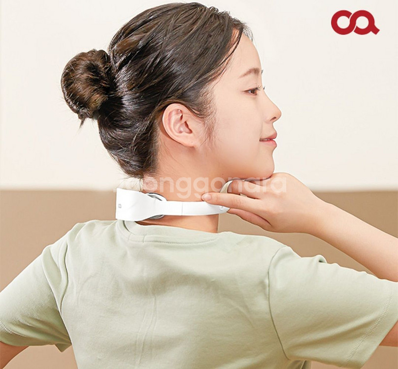 오아 저주파 목 마사지기 (새제품)--0