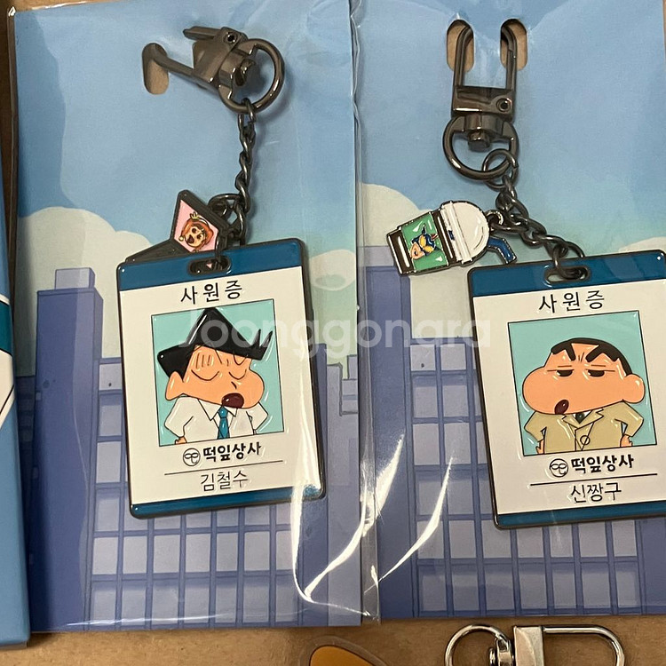 떡잎상사 짱구 사원증 키링 철수 부산 팝업--2