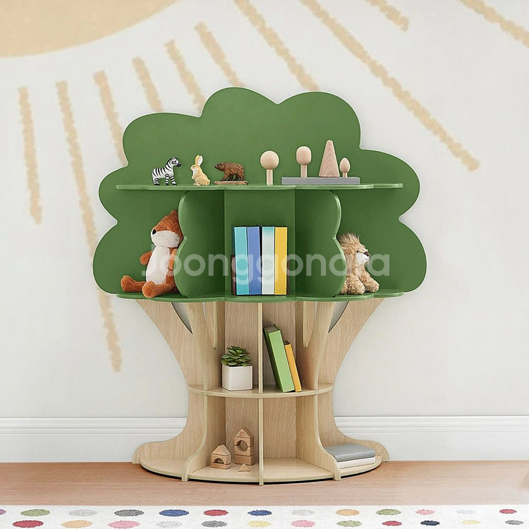 델타 칠드런 어린이 나무 책장--0