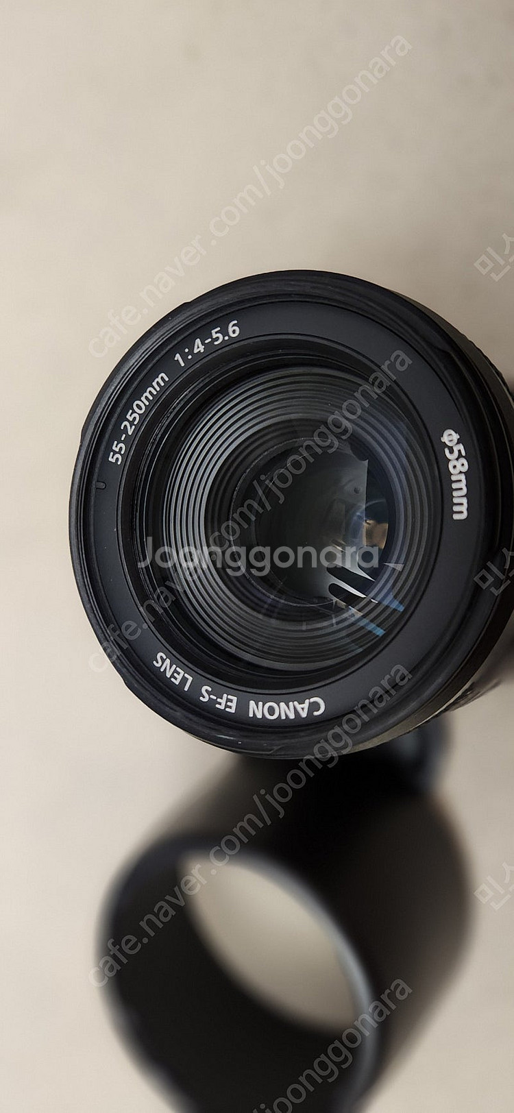 캐논 EF-S 55-250mm IS 렌즈 팝니다.--1