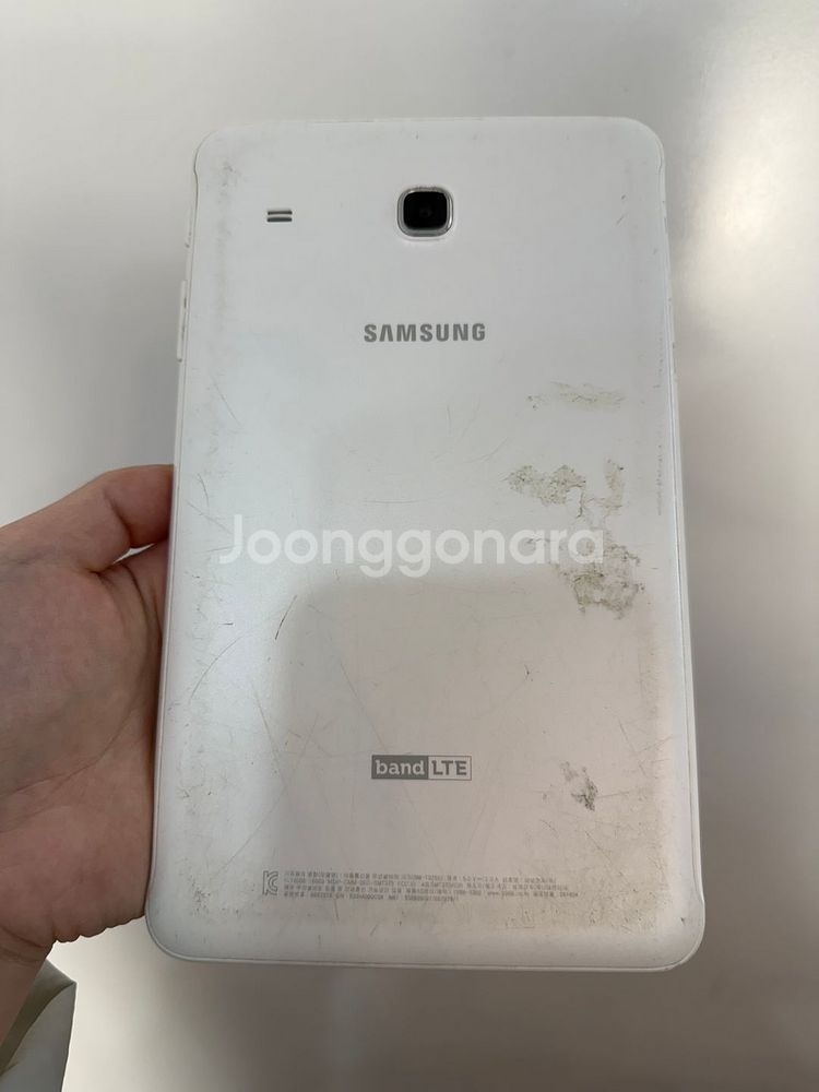 갤럭탭E(T375) 16GB 화이트 /Y907--0