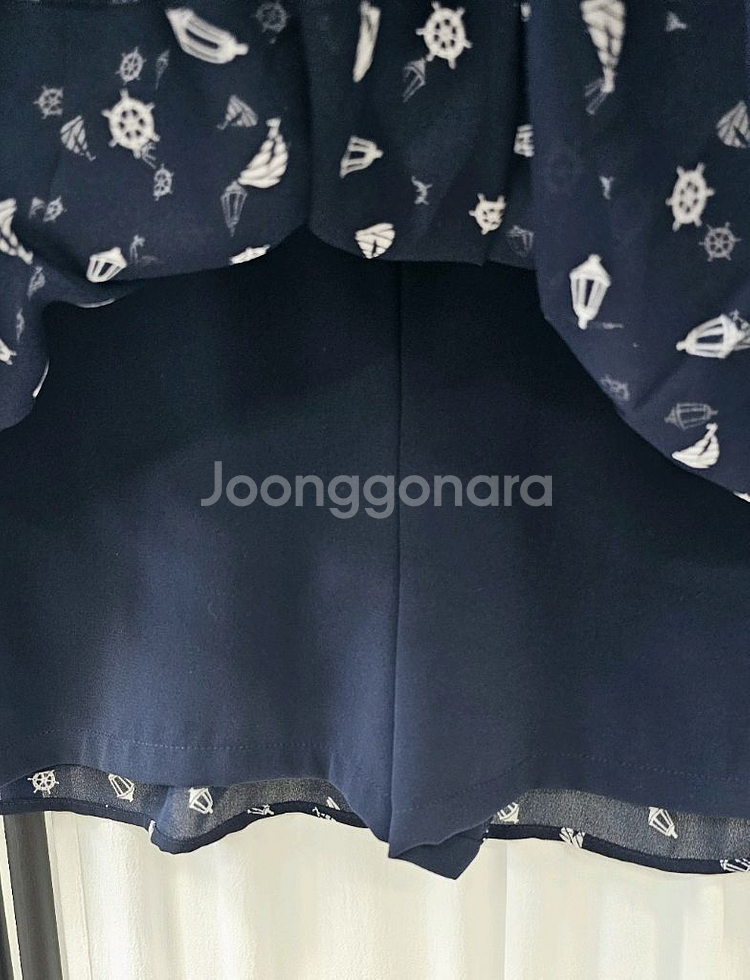 민소매 쉬폰 점프수트 민소매 미니원피스 점프수--4