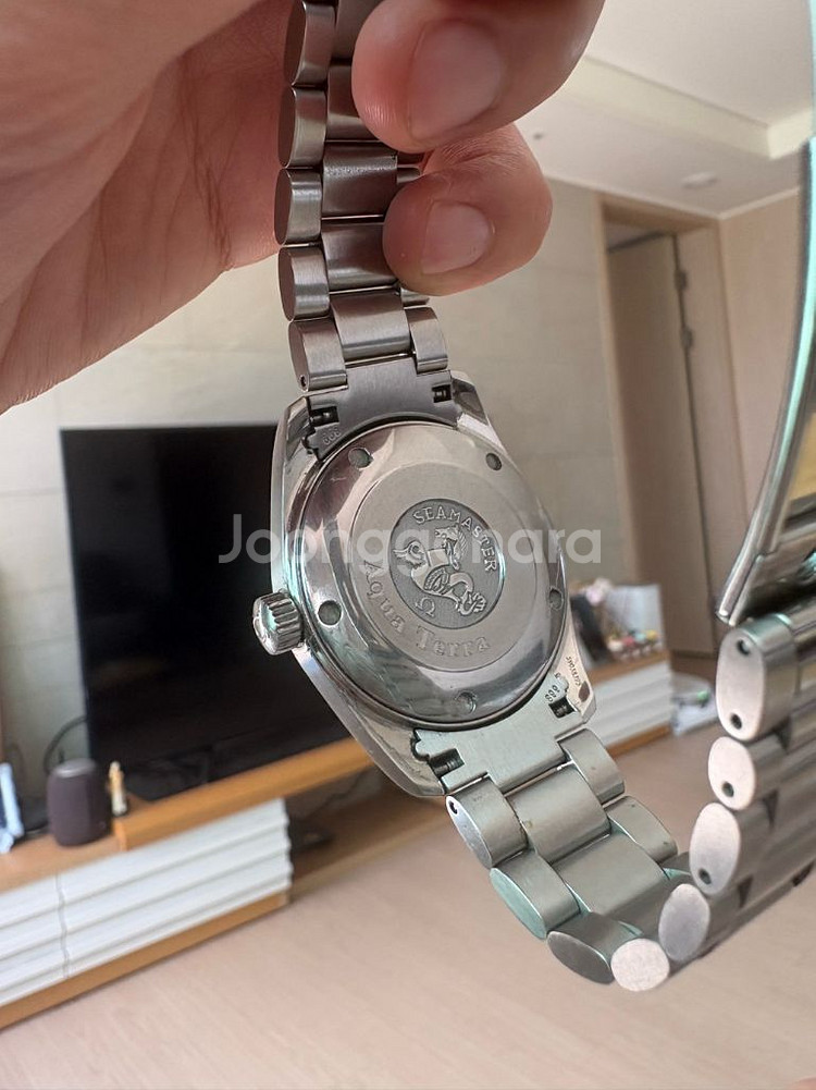 오메가 아쿠아테라 36mm 검판--3