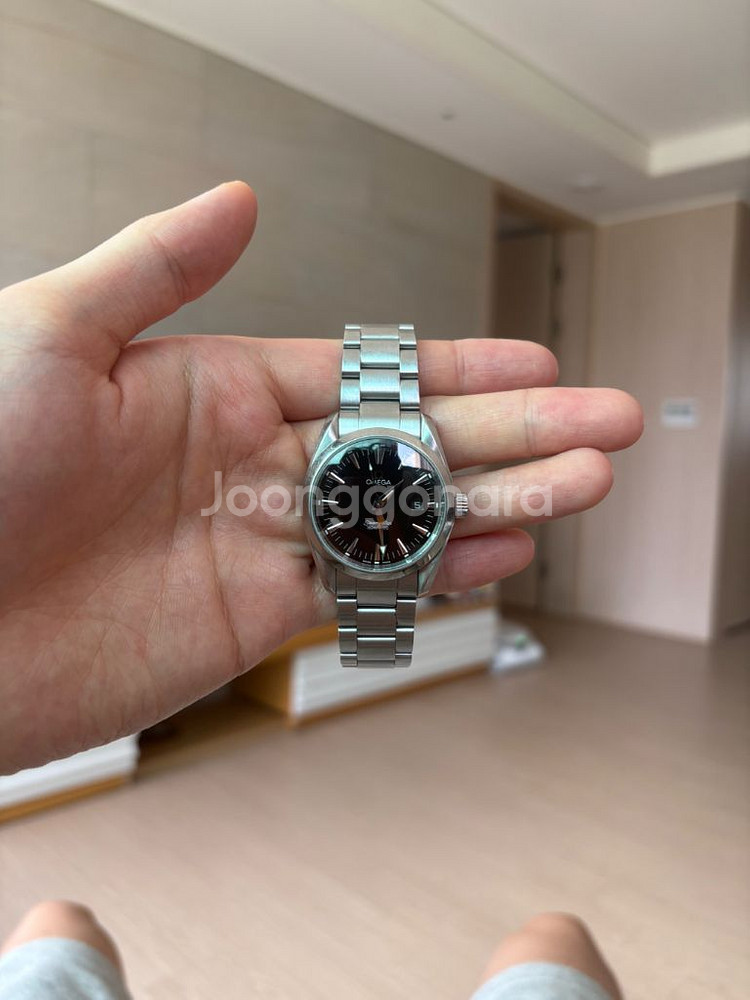 오메가 아쿠아테라 36mm 검판--2