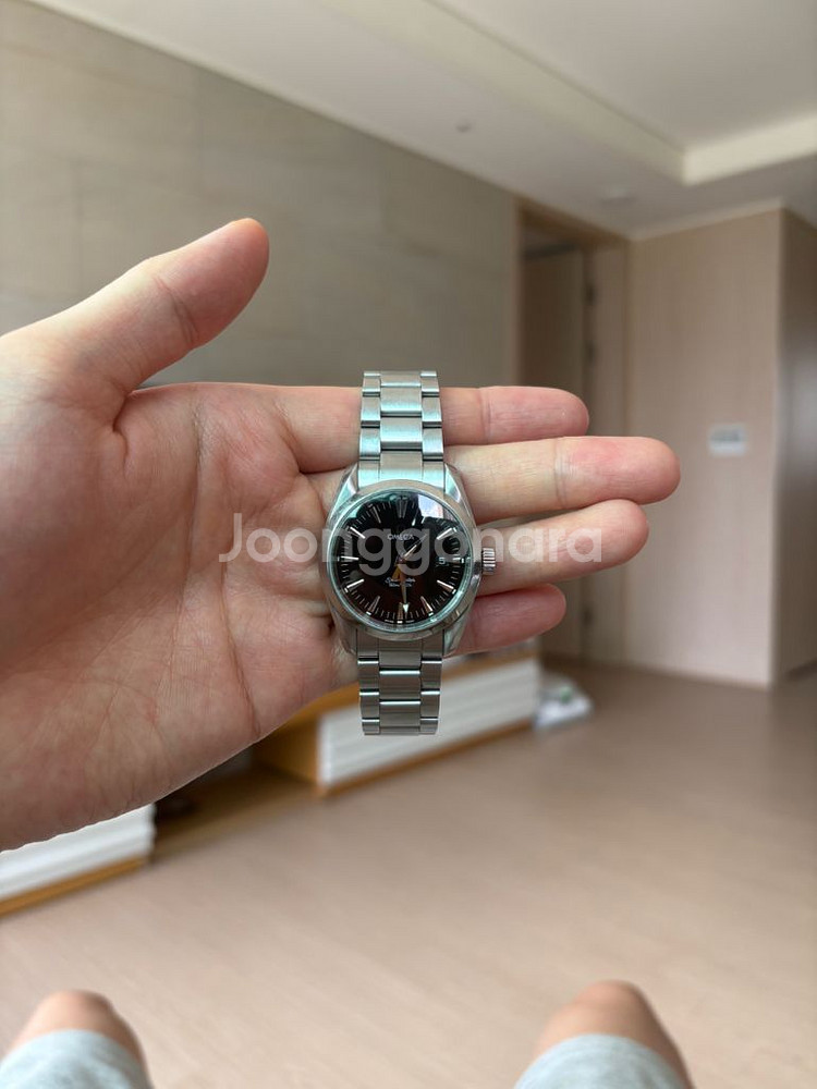 오메가 아쿠아테라 36mm 검판--4
