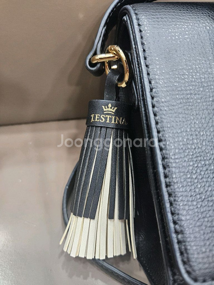 제이에스티나 블랙 크로스백--3