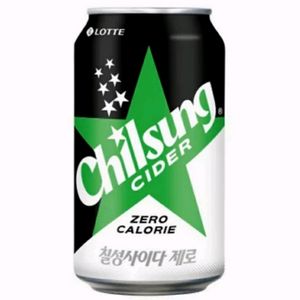 세븐일레븐 칠성사이다 제로 캔 355ml (900원)