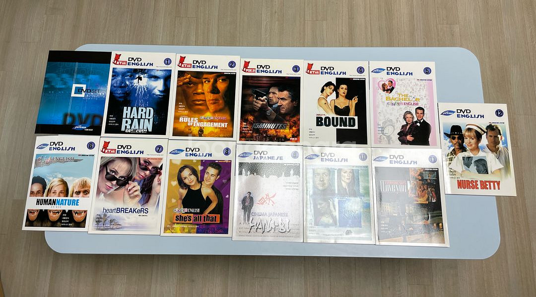 영어 공부용 영화DVD 판매합니다--0