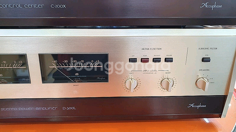 아큐페이즈P-300L파워앰프/C-200X프리앰프/민트급--2