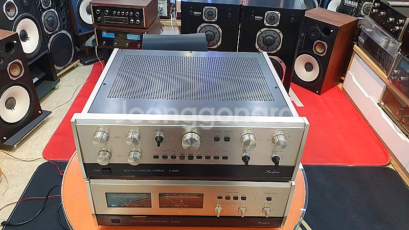아큐페이즈P-300L파워앰프/C-200X프리앰프/민트급--7