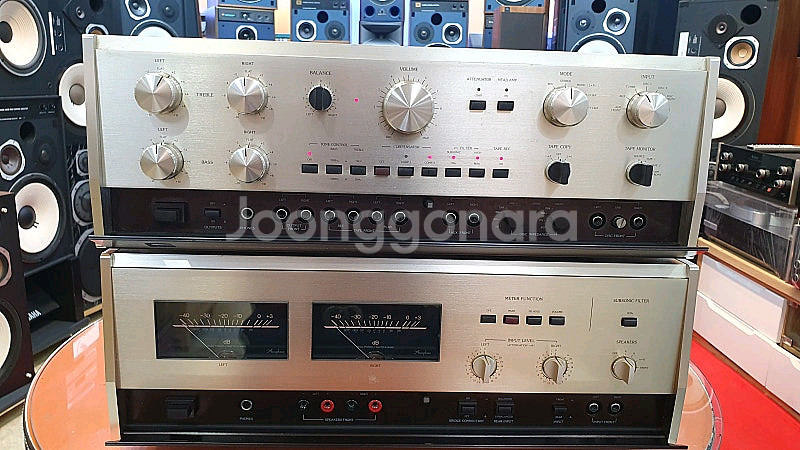 아큐페이즈P-300L파워앰프/C-200X프리앰프/민트급--5