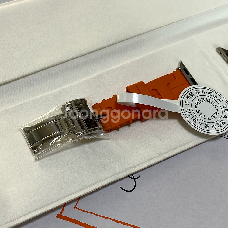 (미개봉) 애플워치 에르메스 42mm 오랑쥬 킬림 싱글--1