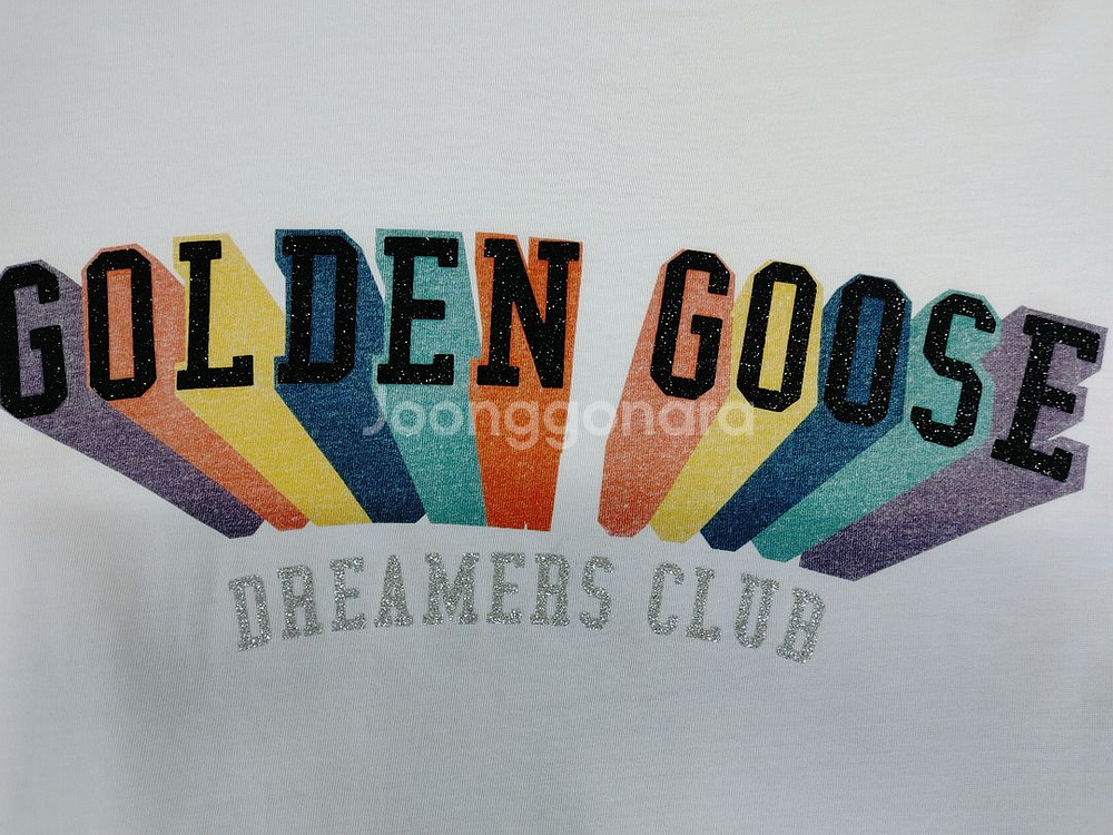 GOLDEN GOOSE 골든구스 드리머쿨럽 반팔라운드티--1