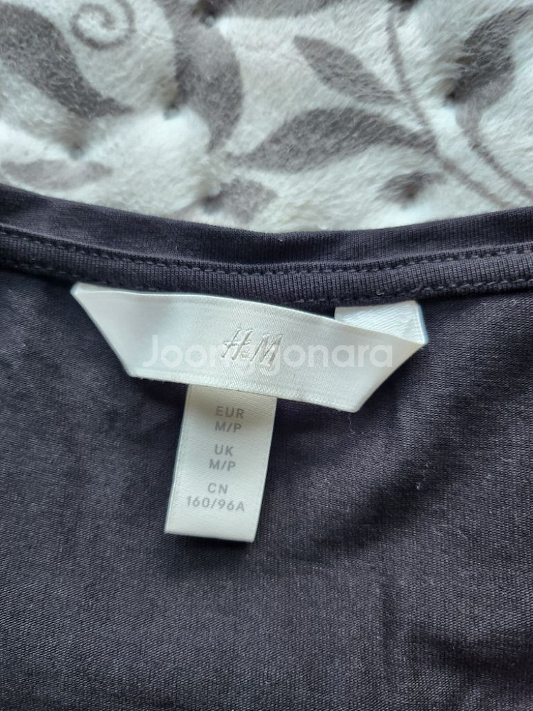 1회)H&M 블랙 반팔원피스 사이즈 M--4