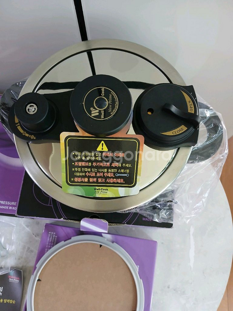웰쿡 통7중바닥 9중고압 현미전용 압력밥솥--2