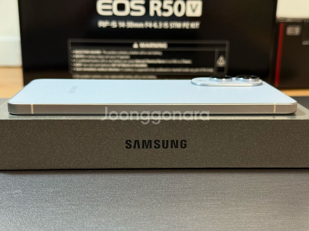 자급제 갤럭시S25엣지 512GB 아이스블루 판매합니다--4