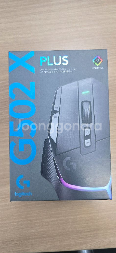 로지텍 G502XPLUS 마우스 새상품--0
