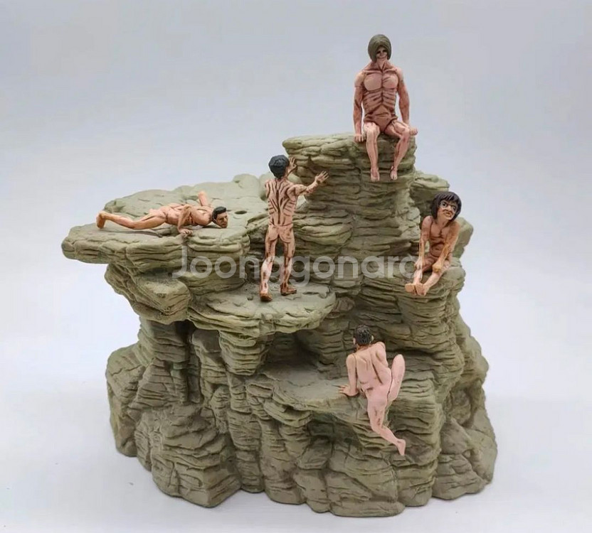 진격의거인 무지성거인 피규어 기행종--0