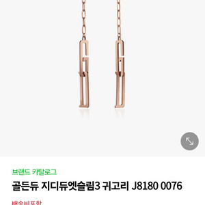 골든듀 지디듀엣슬림3 귀걸이