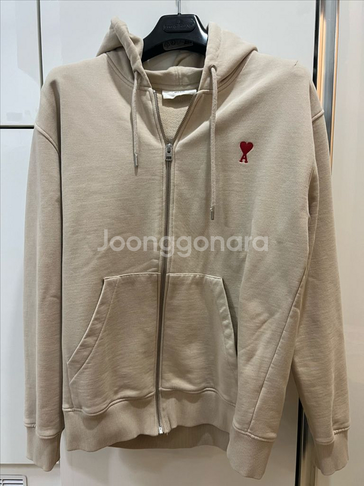 아미 베이지후드집업 xl--0
